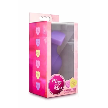 Naughtier Candy Heart Fuck Me Purple