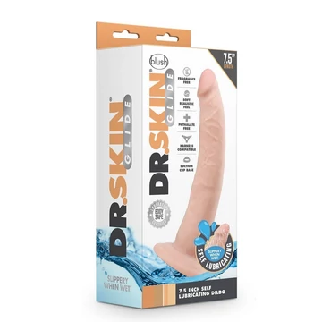 DR. SKIN 7.5INCH SELF LUBRICATING DILDO