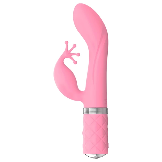 Pillow Talk Kinky - akkus, 2 motoros G-pont vibrátor (pink)