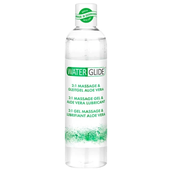Waterglide 2in1 – aloe verás síkosító és masszázsgél (300 ml)