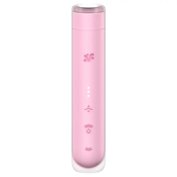 Satisfyer First Kiss - léghullámos csiklóizgató (piros)