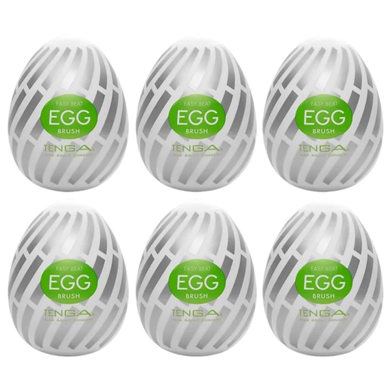 TENGA Egg Brush - tojás maszturbátor (6db)