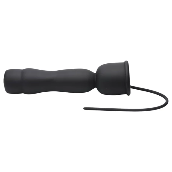Trinity Vibes - 2in1 dilator és makkvibrátor (fekete)