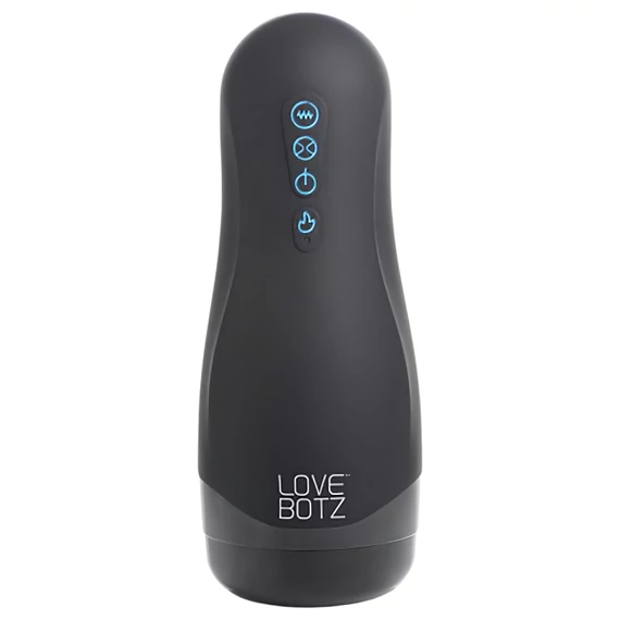 Lovebotz Auto Milker - vízálló szívó-rezgő maszturbátor (fekete)