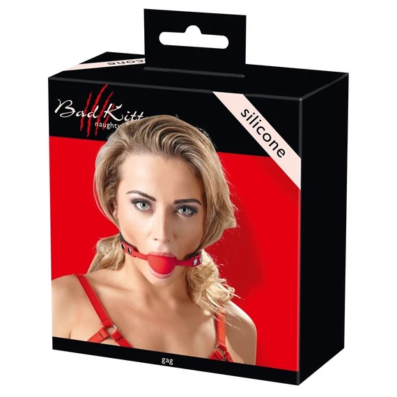 Bad Kitty Red Gag Silicone