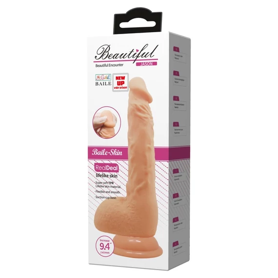 Beautiful Jason 9,4 " Vibrating Dildo
