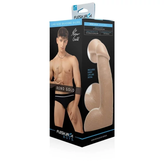 Fleshjack Boys Reno Gold Dildo