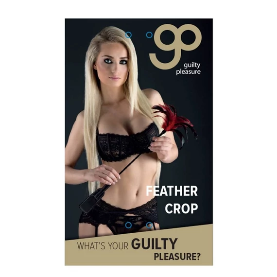 GP Feather Crop Black Red
