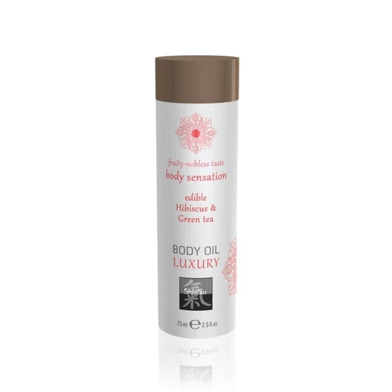 Luxury body oil edible - Hibiskus & Green Tea 75ml