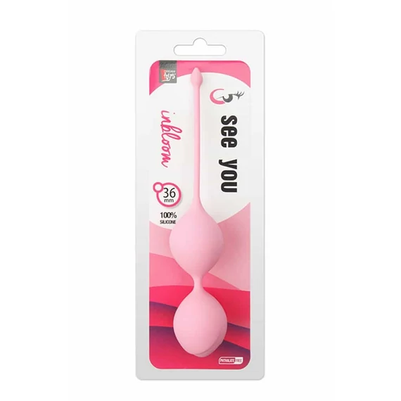 See You In Bloom Duo Balls 36 mm Pink