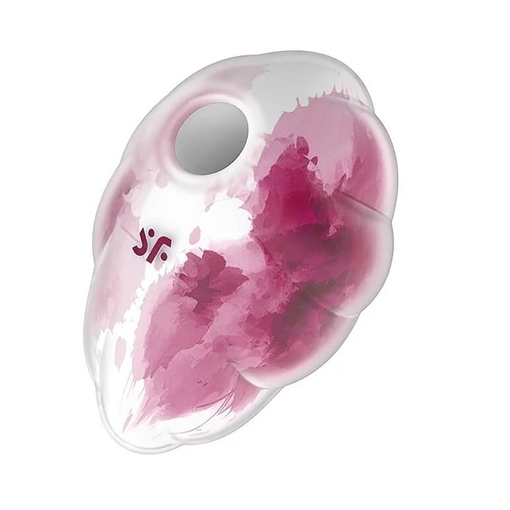 Satisfyer Cloud Dancer - léghullámos csiklóizgató (pink-fehér)