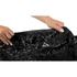 Kép 2/5 - Lakk lepedő - gumis - 220x220cm (fekete)