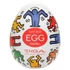 Kép 1/4 - TENGA Egg Keith Haring Dance - tojás maszturbátor (1db)