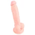 Kép 7/8 - Medical - orvosi szilikon dildó (18cm) - natúr