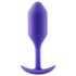 Kép 2/4 - b-vibe Snug Plug 2 - dupla golyós anál plug (114g) - lila
