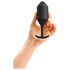 Kép 5/5 - b-vibe Snug Plug 4 - dupla golyós anál dildó (257g) - fekete