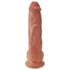 Kép 2/4 - King Cock 10 herés nagy dildó (25 cm) - barna