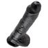 Kép 3/5 - King Cock 10 herés dildó (25 cm) - fekete
