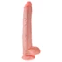 Kép 2/5 - King Cock 14 herés nagy dildó (35cm) - natúr