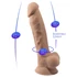 Kép 6/7 - Silexd 7 - tapadótalpas dildó - 17,5cm (natúr)