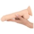 Kép 5/6 - Silexd 9,5 - tapadótalpas dildó - 24cm (natúr)