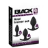Kép 1/7 - Black Velvet - szilikon anál plug szett (3 részes) - fekete