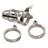 Kép 5/11 - You2Toys - Chastity Cage - fém pénisz ketrec, lakattal