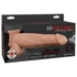Kép 1/5 - Fetish Strap-On 9 - felcsatolható, üreges, spriccelő dildó (natúr)