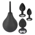 Kép 2/8 - Black Velvet - anál plug szett (4 részes) - fekete