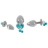 Kép 6/10 - You2Toys - Butt Plug Set - anál plug szett pórázzal (ezüst)