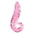 Kép 4/6 - Icicles No. 24 - bordás nyelv üveg dildó (pink)