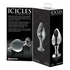 Kép 2/5 - Icicles No. 25 - kúpos, üveg anál plug (áttetsző)