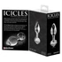 Kép 2/5 - Icicles No. 44 - kúpos, üveg anál plug (áttetsző)