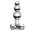 Kép 4/5 - Icicles No. 47 - tripla gyöngyös, üveg anál plug (áttetsző)