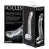 Kép 2/5 - Icicles No. 61 - herés, péniszes üveg dildó (áttetsző)