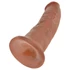 Kép 5/5 - King Cock 9 - tapadótalpas élethű dildó (23cm) - sötét natúr