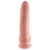 Kép 3/5 - King Cock 9 - nagy tapadótalpas, herés dildó (23cm) - natúr