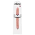 Kép 1/3 - King Cock 12 Slim - élethű dupla dildó (31cm) - natúr