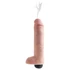Kép 3/7 - King Cock 10 - élethű spriccelő dildó (25cm) - natúr