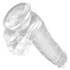 Kép 4/5 - King Cock Clear 6 - tapadótalpas, herés kis dildó (15cm)