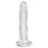 Kép 3/5 - King Cock Clear 6 - tapadótalpas dildó (15cm)