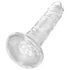 Kép 5/5 - King Cock Clear 6 - tapadótalpas dildó (15cm)