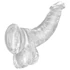Kép 4/4 - King Cock Clear 7,5 - tapadótalpas, herés dildó (19cm)