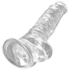 Kép 5/5 - King Cock Clear 8 - tapadótalpas, herés dildó (20cm)