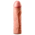 Kép 2/5 - X-TENSION Perfect 1 - élethű péniszköpeny (17,7cm) - natúr
