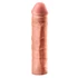 Kép 2/4 - X-TENSION Mega 3 - élethű péniszköpeny (22,8cm) - natúr