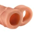 Kép 3/4 - X-TENSION Perfect 1 - heregyűrűs péniszköpeny (17,7cm) - natúr