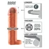 Kép 4/4 - X-TENSION Perfect 1 - heregyűrűs péniszköpeny (17,7cm) - natúr