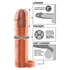 Kép 4/4 - X-TENSION Perfect 2 - heregyűrűs péniszköpeny (19cm) - natúr