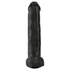 Kép 3/5 - King Cock 15 - tapadótalpas, herés dildó (38cm) - fekete